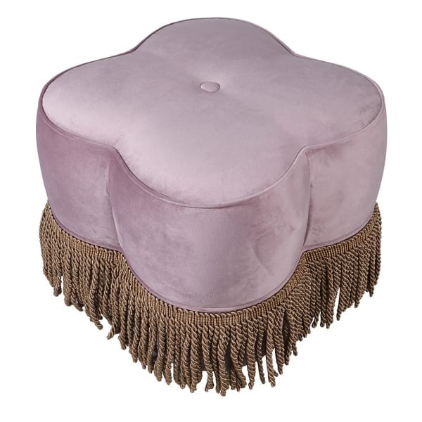 Dita Velvet Pouf - Barnbury