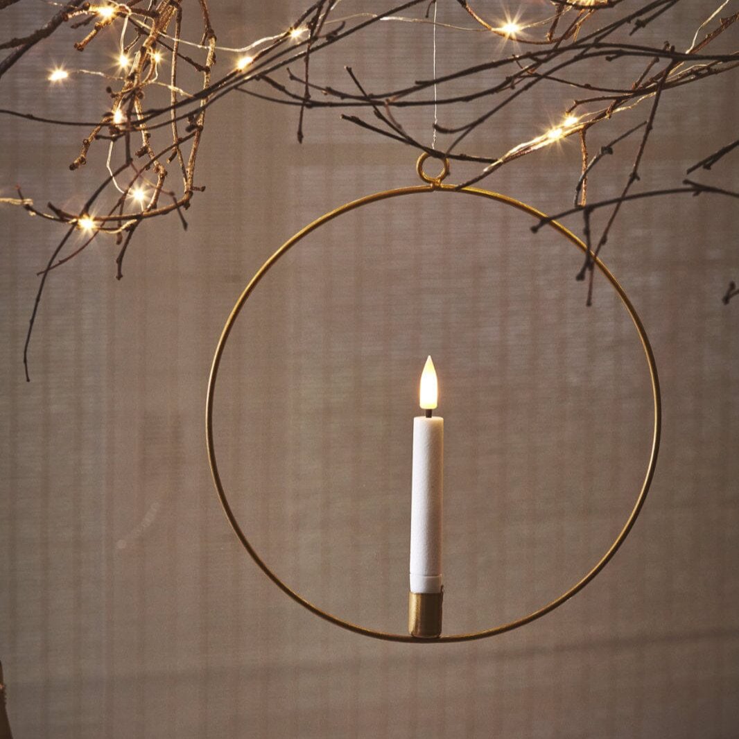 Mini LED Candle Ring (Gold) BARNBURY 