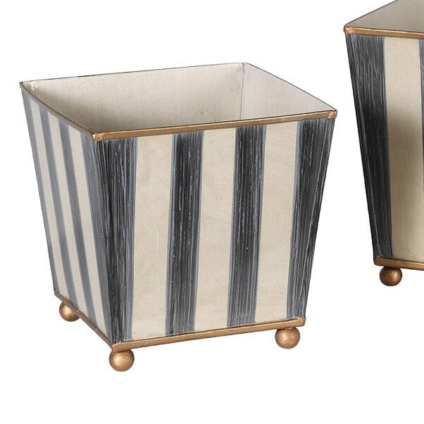 Small Grey Ascott Metal Planter - Barnbury