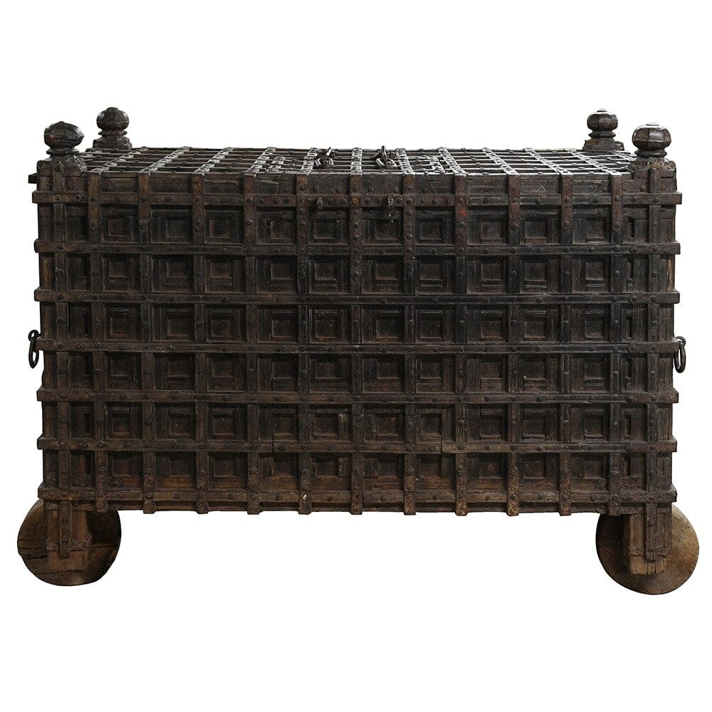 Antique Indian Damchiya (Dowry Chest)