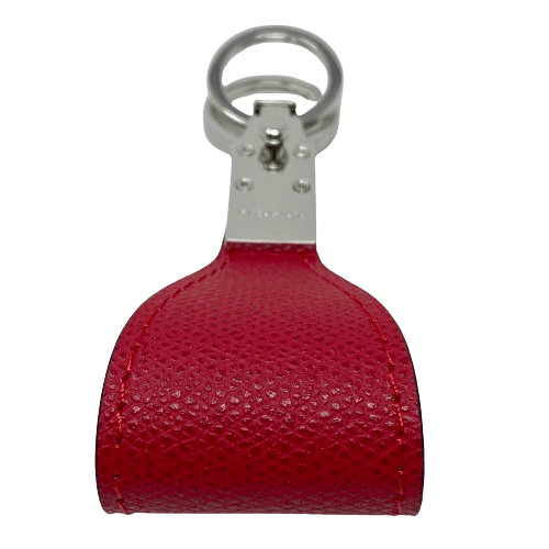 Red Leather Valet Keyring - Barnbury