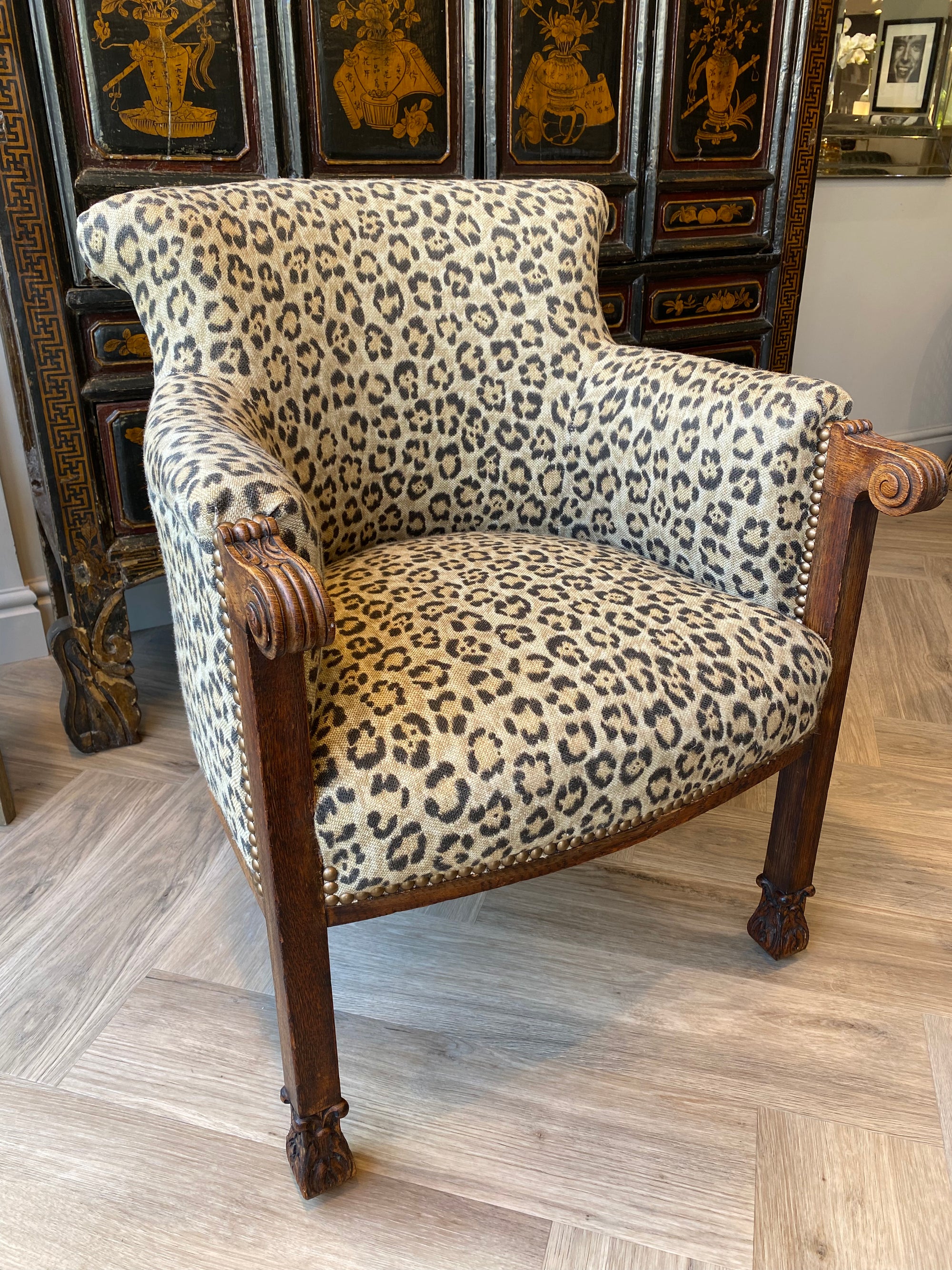 Pair of early 20th Century Chairs in Ralph Lauren - Barnbury