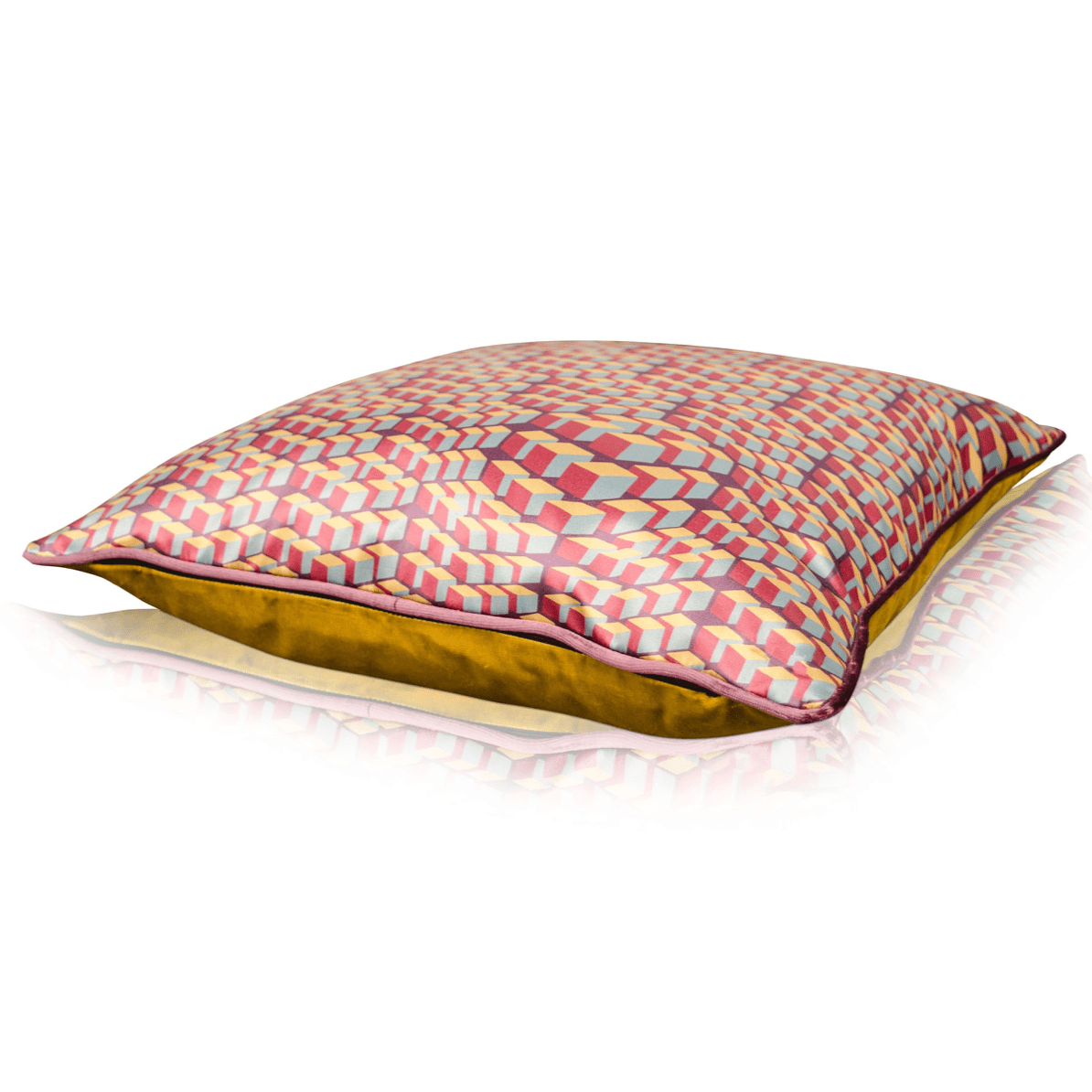 Soho Cushion with Velvet Backing - Barnbury