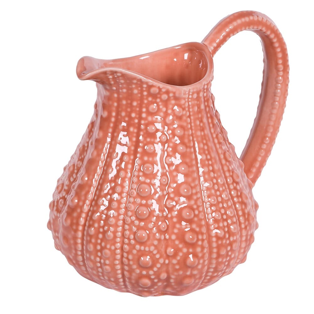 Salmon Pink Urchin Pitcher