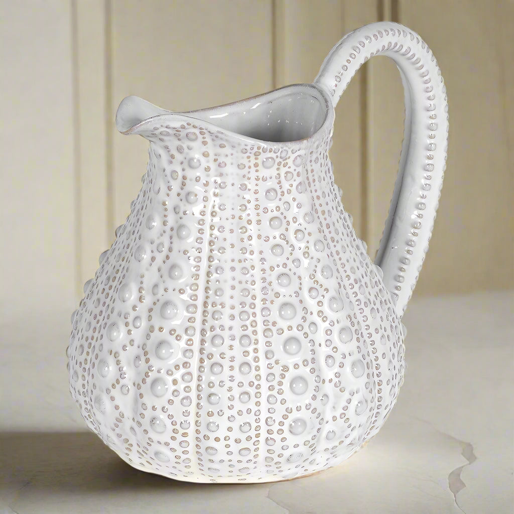 White Porcelain Urchin Jug