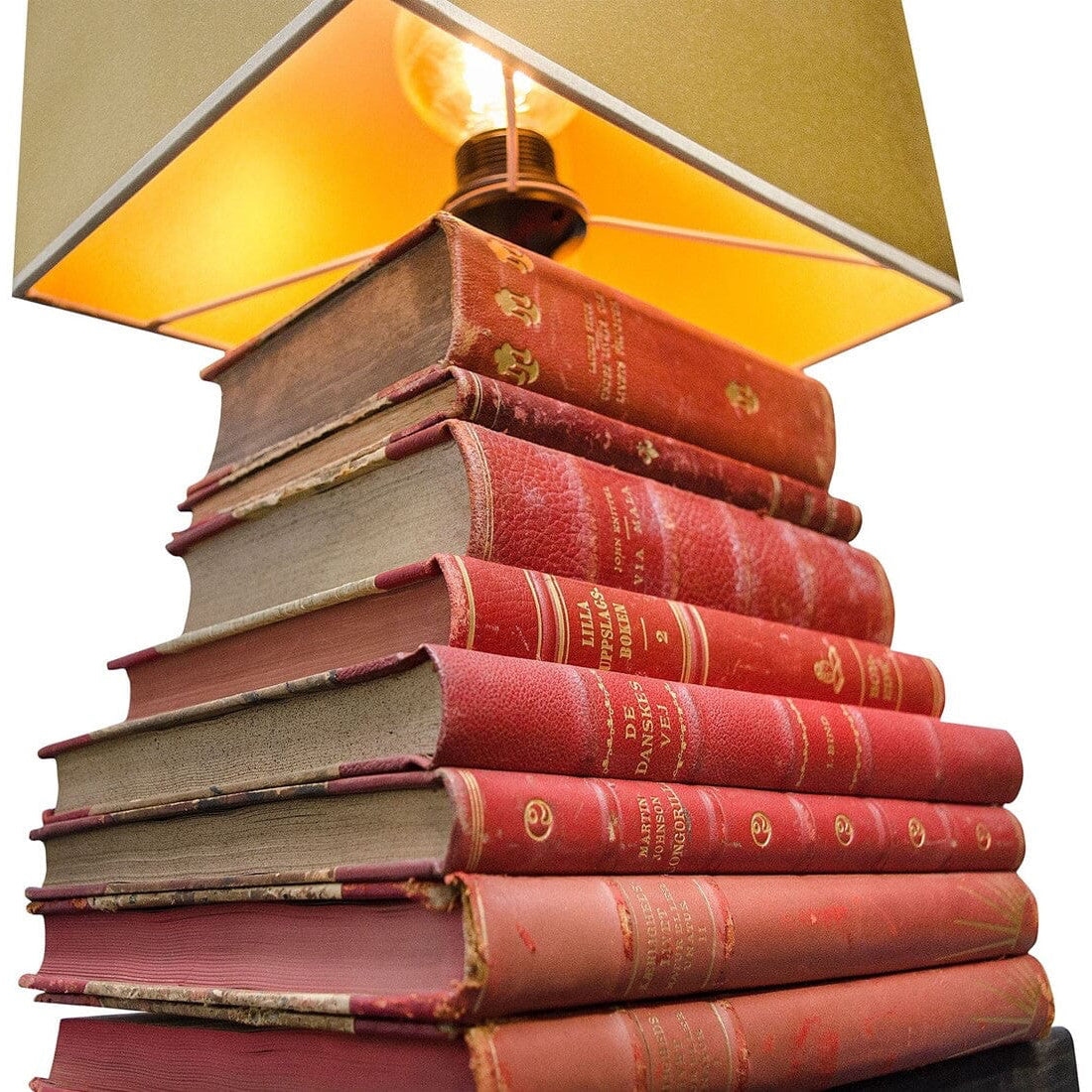 Antique Book Lamp with Shade - Barnbury