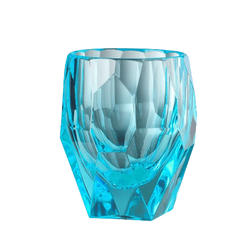 Mario Luca Giusti Super Milly Tumbler - Turquoise Synthetic Crystal Glass Mario Luca Giusti 