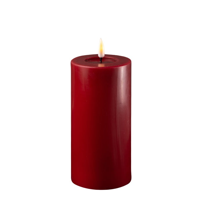 Bordeaux Wax LED Battery Candles - Barnbury