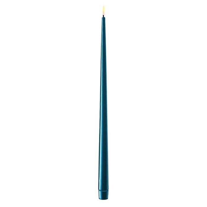 2 Wax LED Tapered Candles - Various Colours