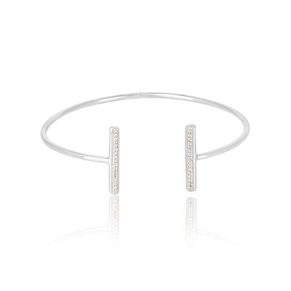 Sterling Silver T-Bar Cuff - Barnbury