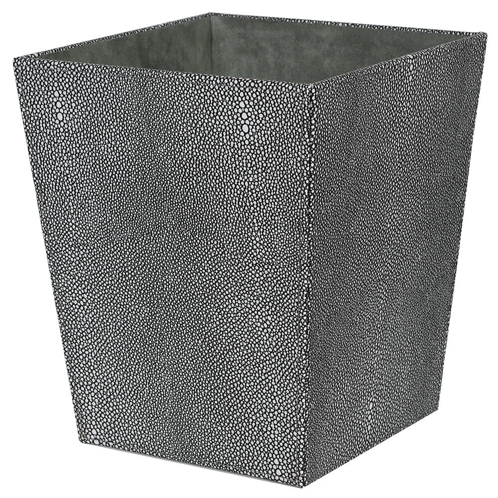 Henley Faux Shagreen Waste Paper Bin - Barnbury