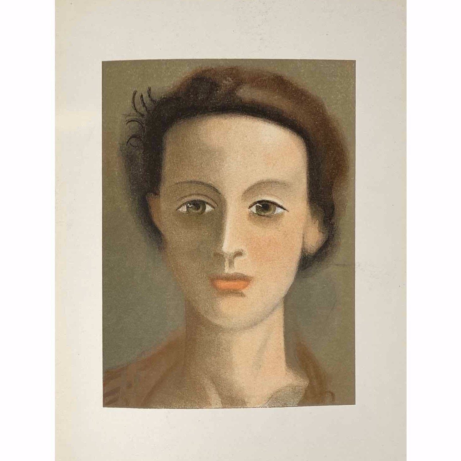 André Derain - Portrait of a Girl Lithograph Barnbury 