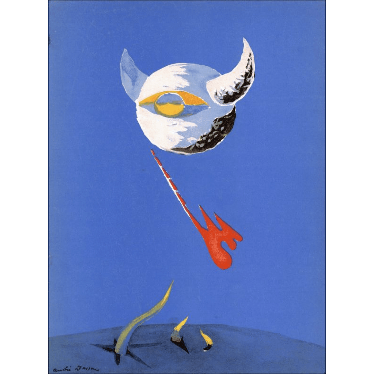 André Masson - La Lune Lithograph Barnbury 