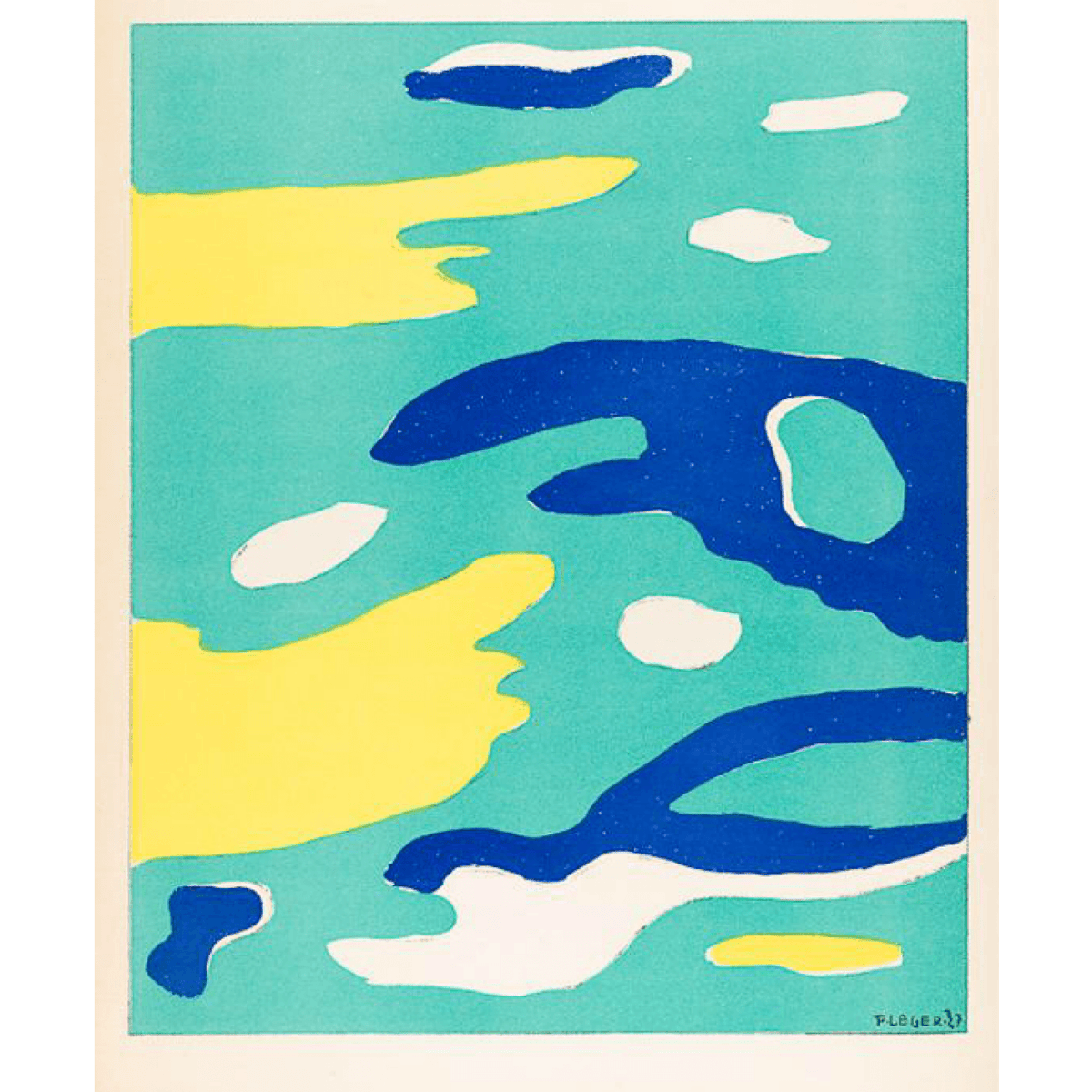 Fernand Léger - L&#39;Eau Lithograph Barnbury 