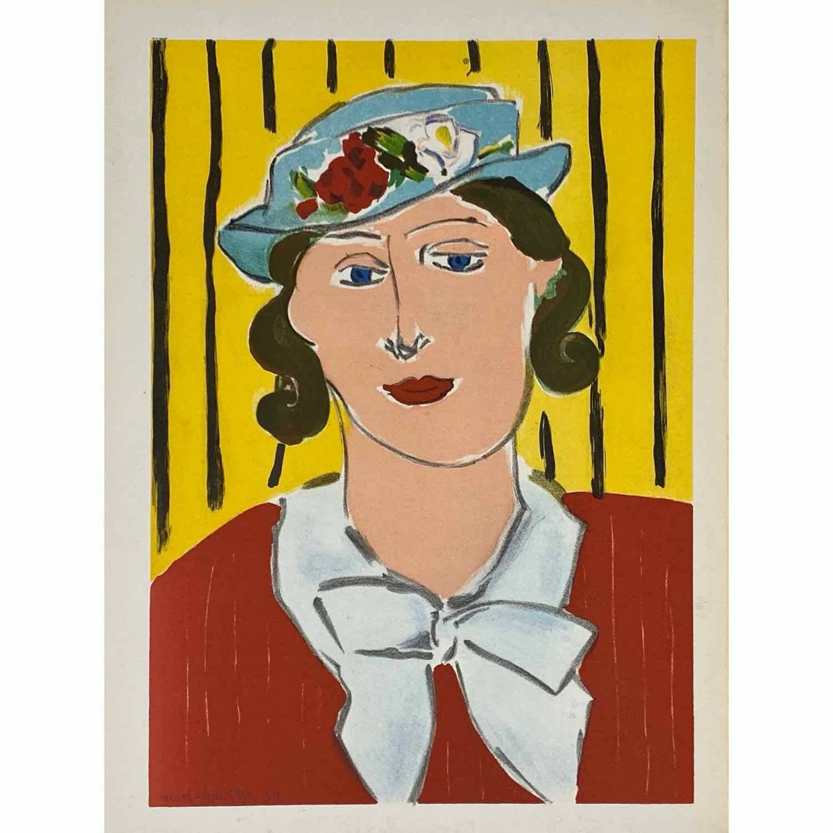 Henri Matisse - Femme au Chapeau Lithograph Barnbury 