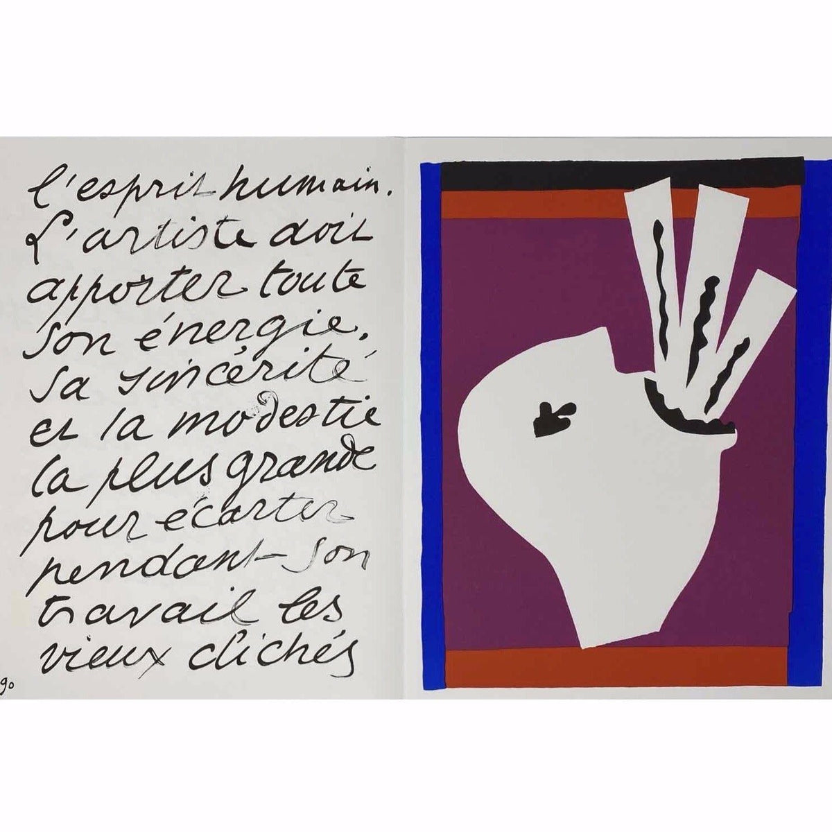 Henri Matisse - L&#39;Avaleur de Sabres Lithograph Barnbury 