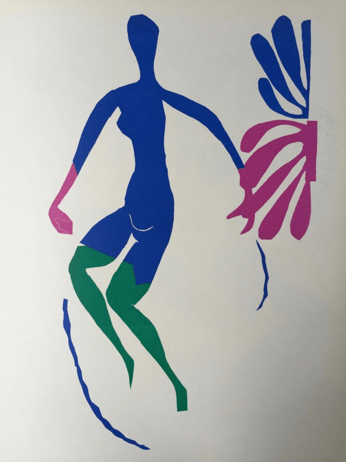 Henri Matisse - nu bleu avec bas verts Lithograph Barnbury 