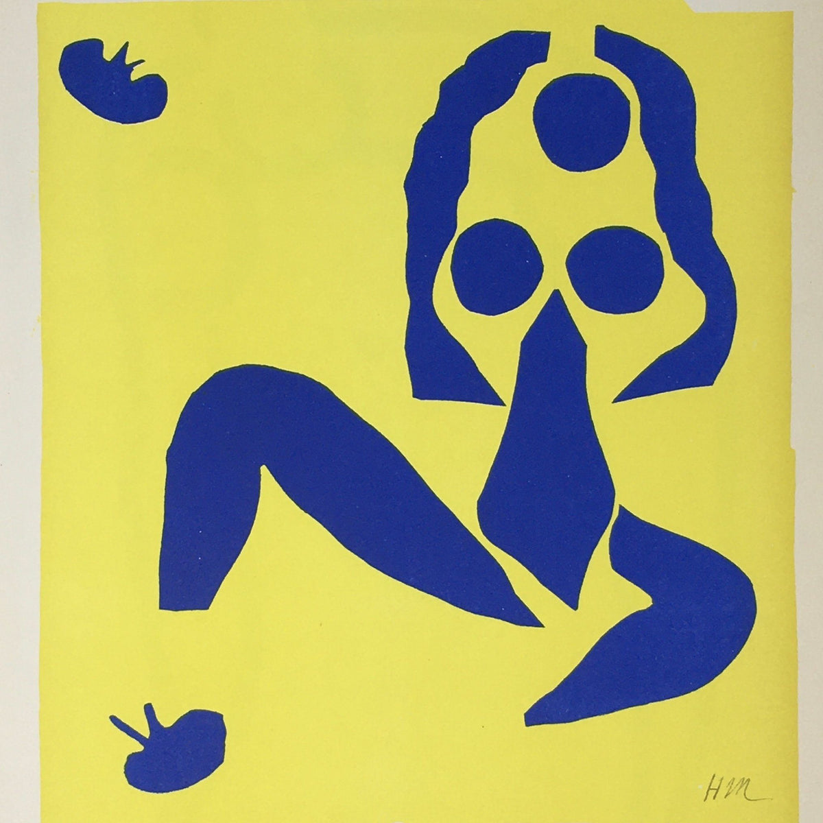 Henri Matisse - Nu Bleu on Yellow Lithograph Barnbury 