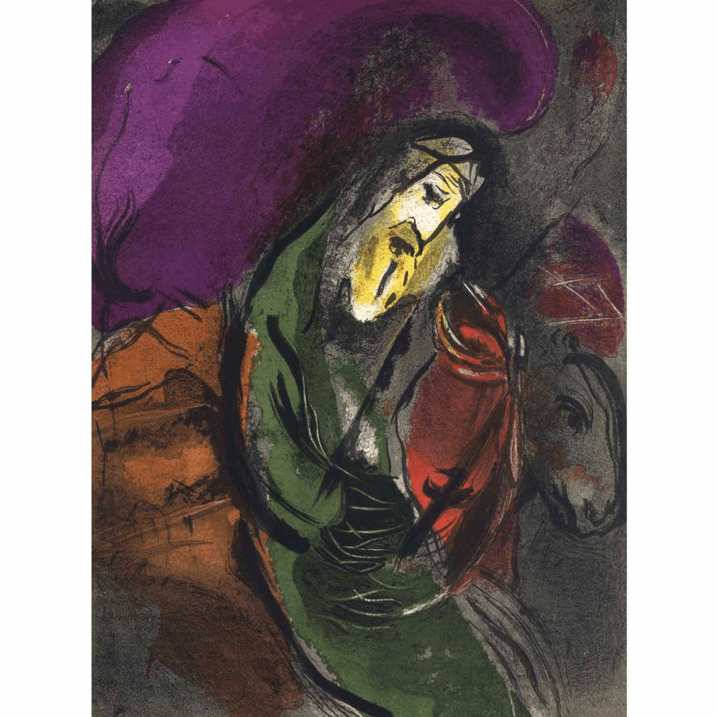 Marc Chagall - Jeremiah Lithograph Barnbury 