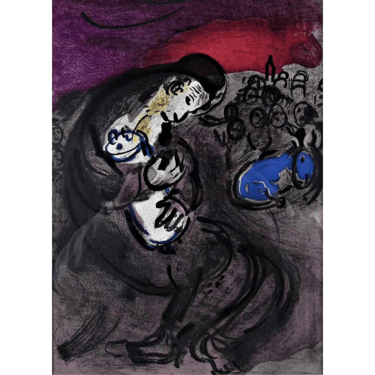 Marc Chagall - Jeremiah&#39;s Lamentations Lithograph Barnbury 