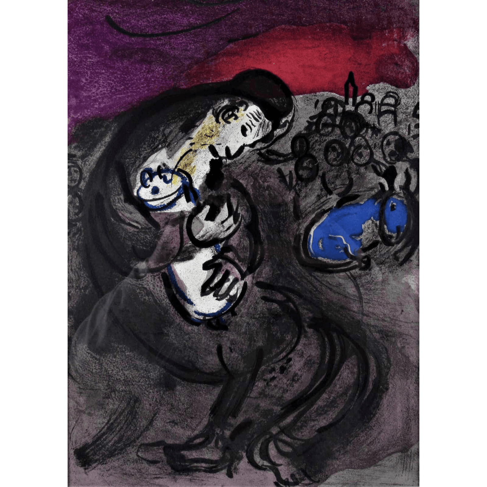 Marc Chagall - Jeremiah's Lamentations Lithograph Barnbury 