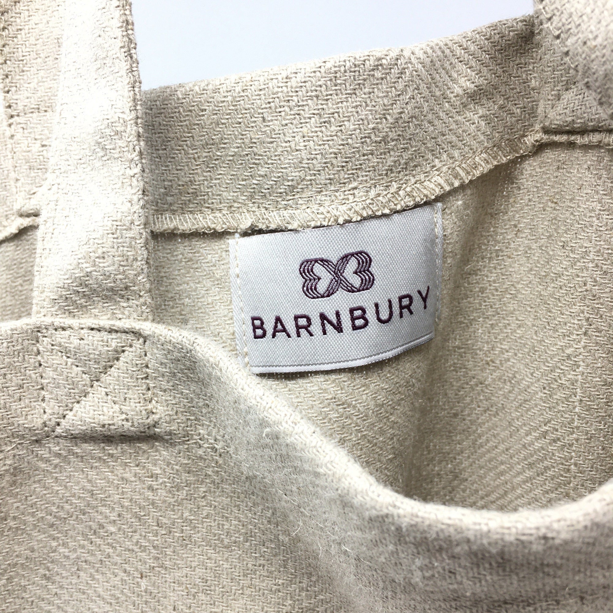 Natural Linen Shopper Bag Barnbury 