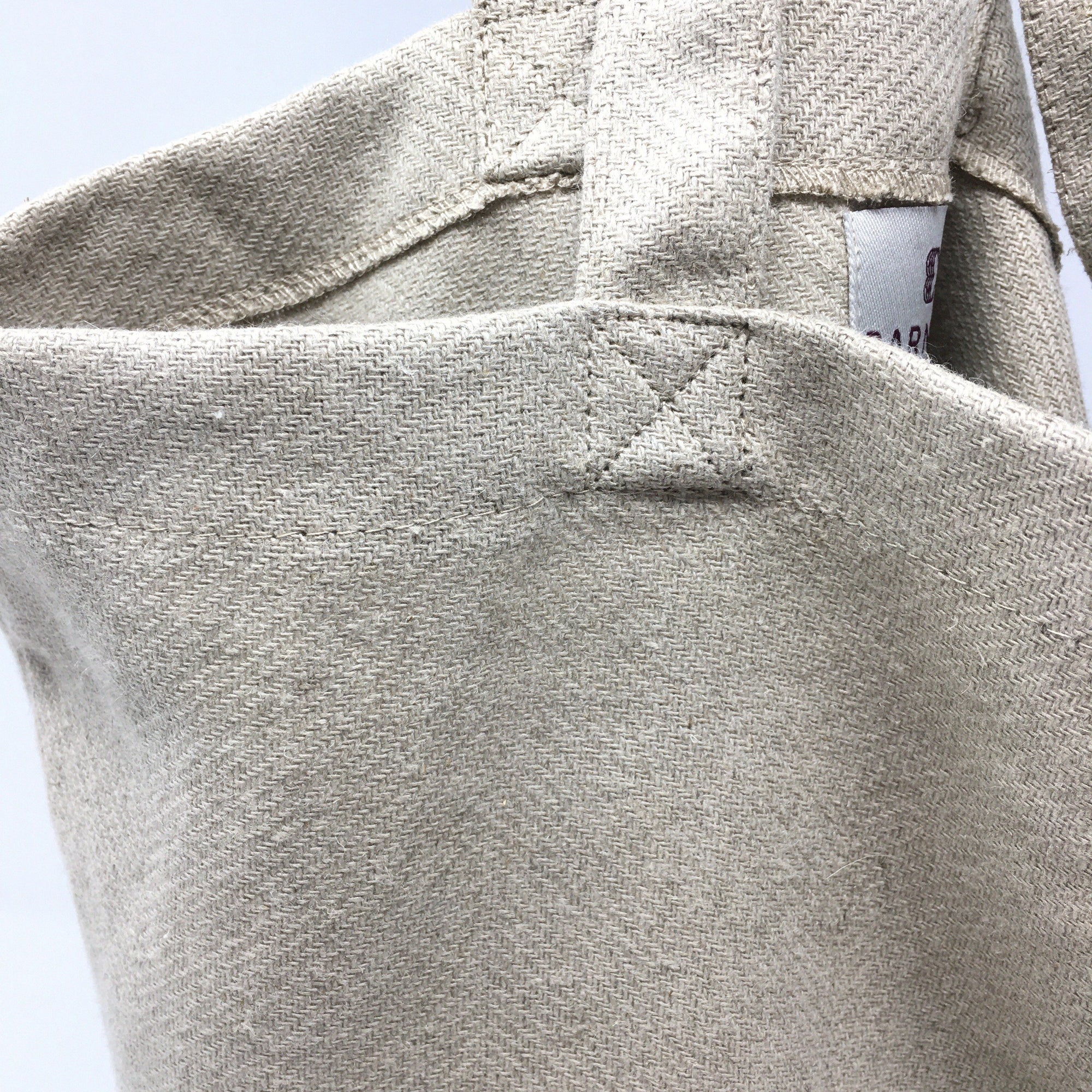 Natural Linen Shopper Bag Barnbury 